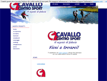 Tablet Screenshot of cavallosport.it